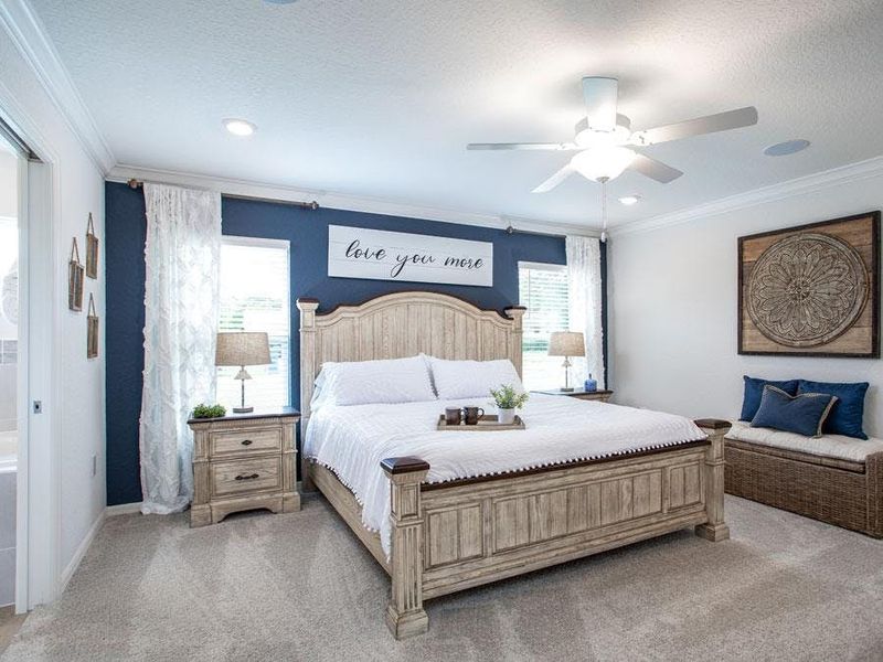 Find rest and relaxation in your large owner`s suite - Remy by Highland Homes Find rest and relaxation in your large owner`s suite - Remy by Highland Homes