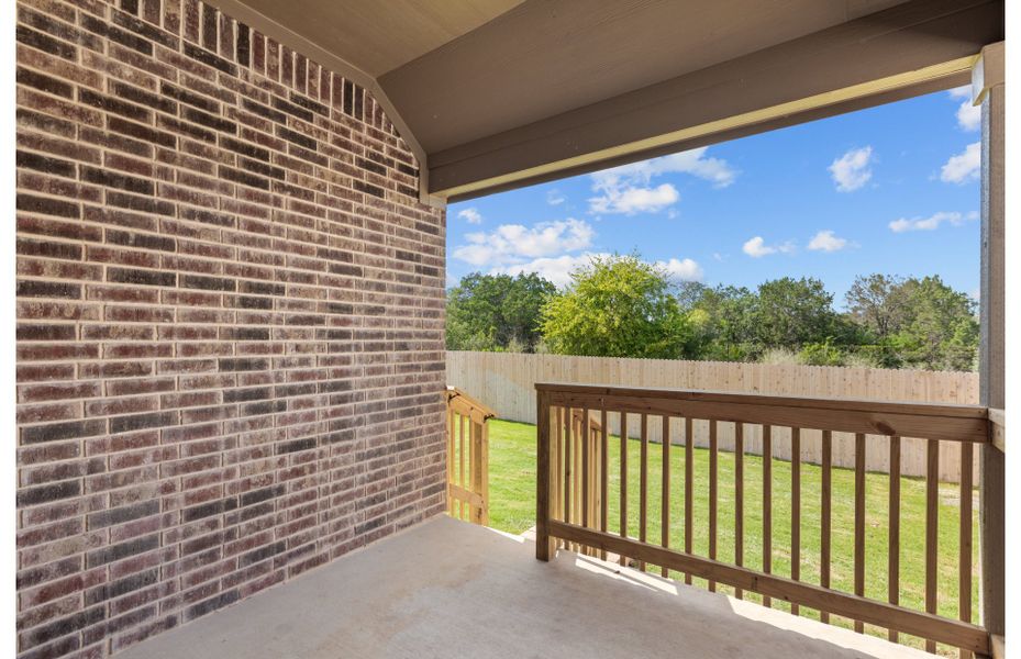 Covered Back Patio