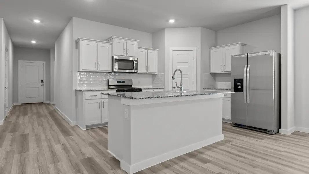 Furnished interior view inside a new home in Heritage Parks, Abilene (Image 3).