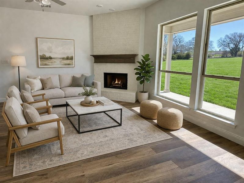 Virtually Staged Living Room Virtually Staged Living Room