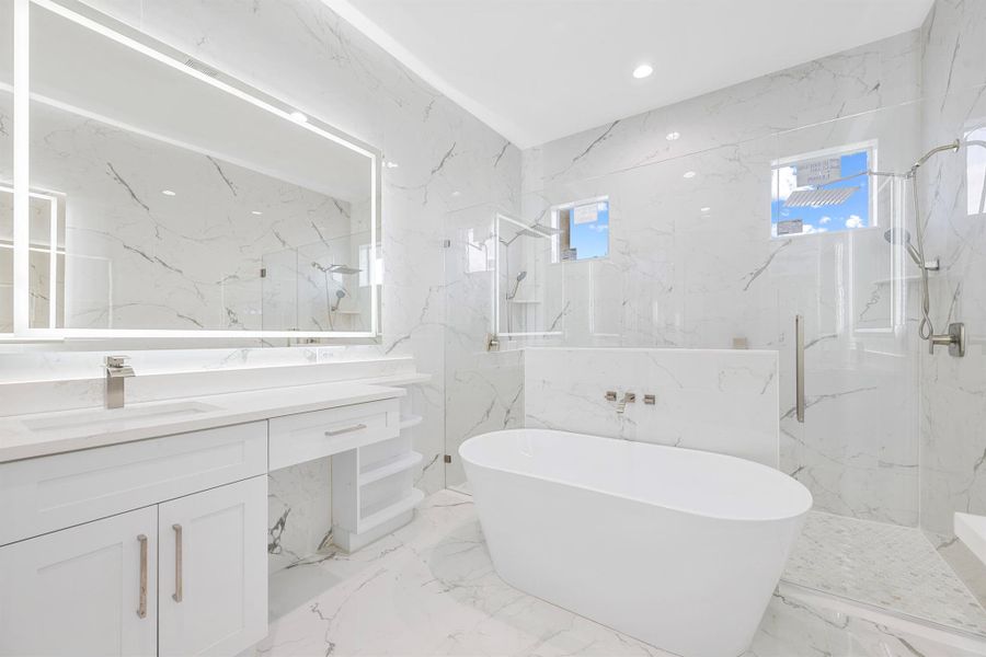 Furnished interior view inside a new home in , Palm City (Image 8).