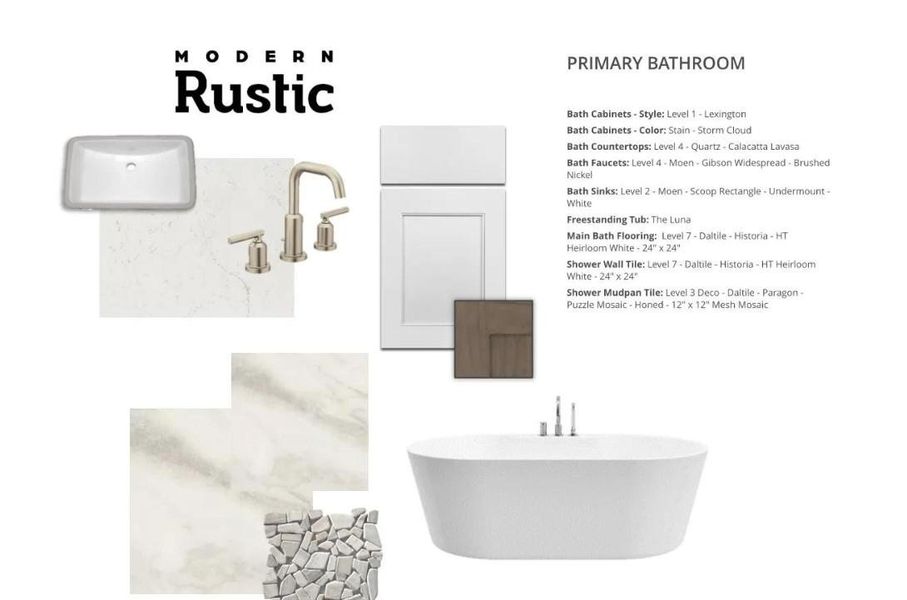 Sample of building materials used in homes in Grange, Katy (Image 20).