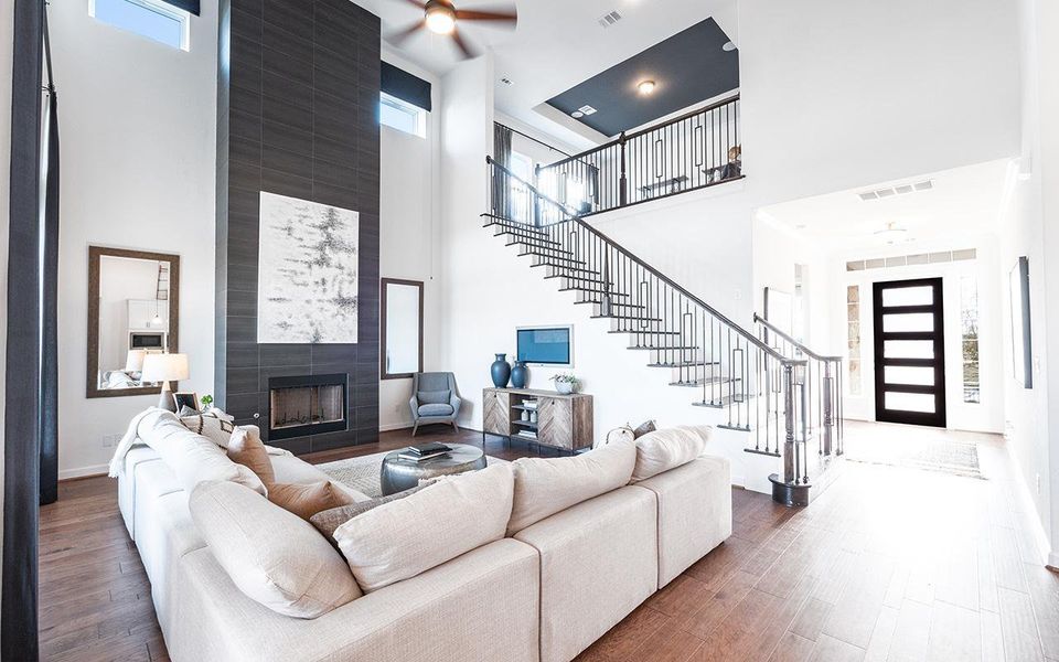 Representative furnished interior of a home built from the Sonora by CastleRock Communities in Solterra, Mesquite (Image 8).