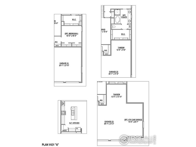 2D floor plan layout of this home in Barefoot Lakes, Firestone, CO (Image 20).
