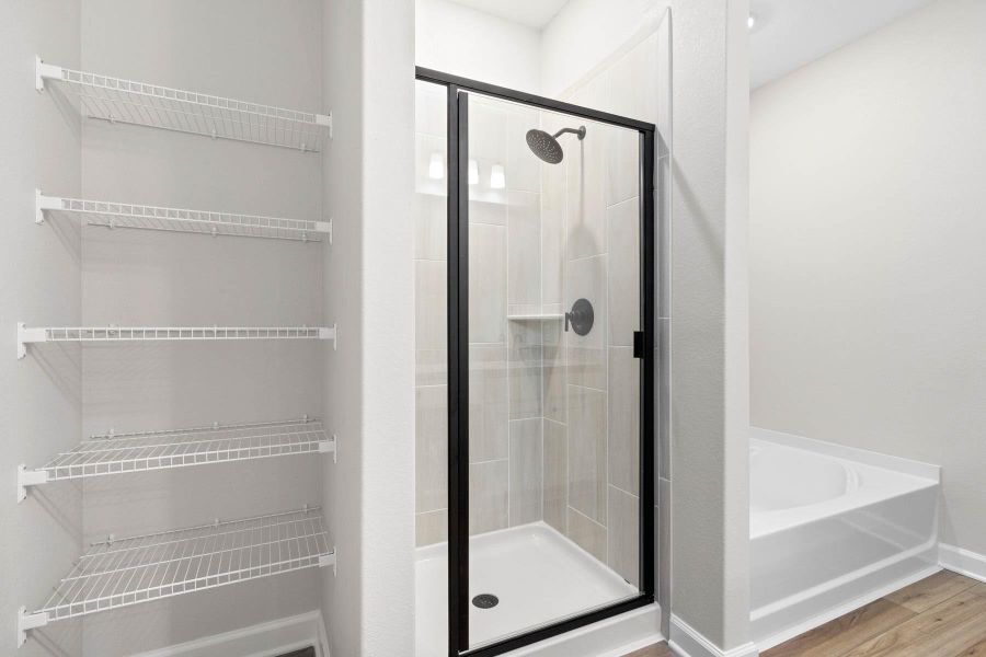 Furnished interior view inside a new home in Emberly, Beasley (Image 5).