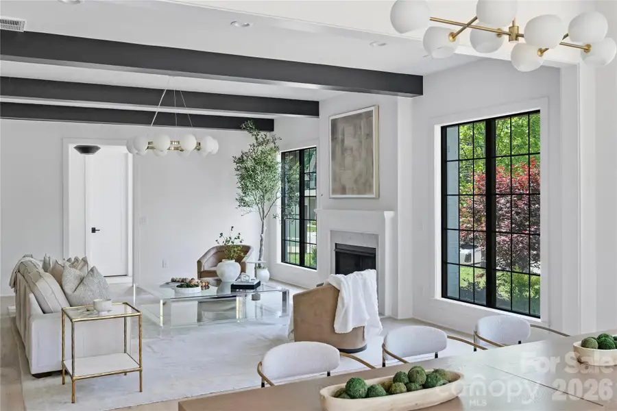 Furnished interior view inside a new home in , Charlotte (Image 3).