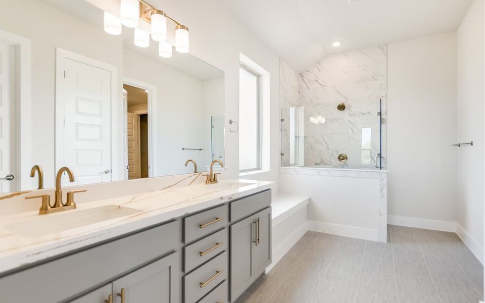 Representative furnished interior of a home built from the Drake by Brookfield Residential in Traditional Homes at Easton Park, Austin (Image 5).