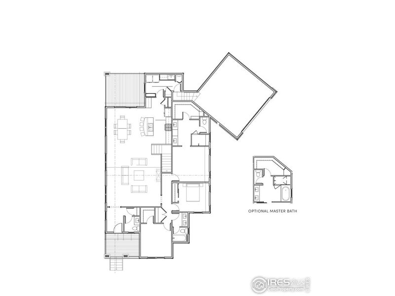 2D floor plan layout of this home in Taft Gardens, Loveland, CO (Image 30).