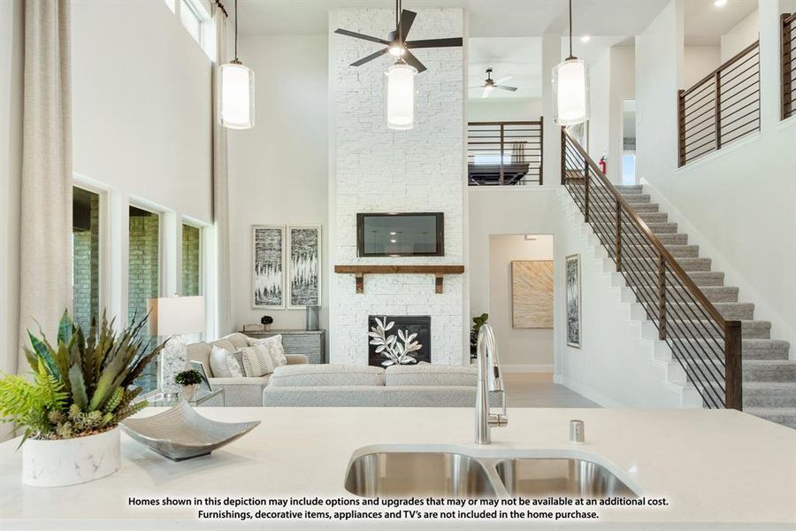 Furnished interior view inside a new home in Devonshire, Forney (Image 35).
