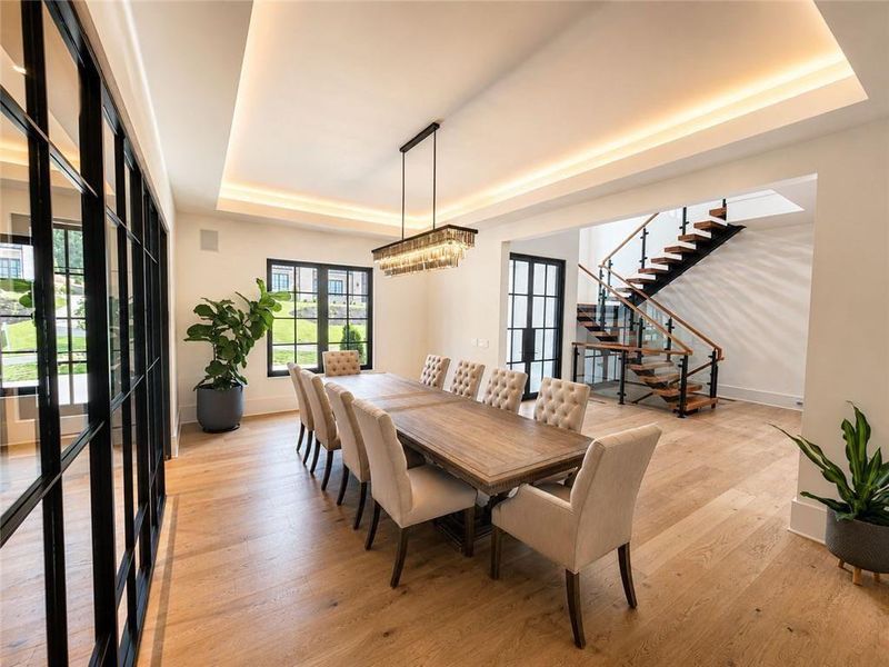 Furnished interior view inside a new home in , Alpharetta (Image 6).