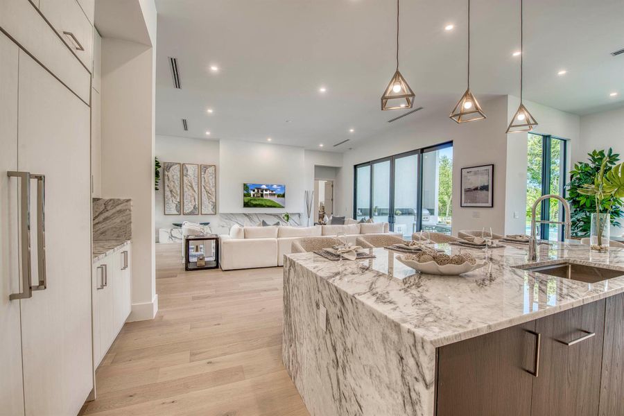 Furnished interior view inside a new home in , Palm Beach Gardens (Image 29).