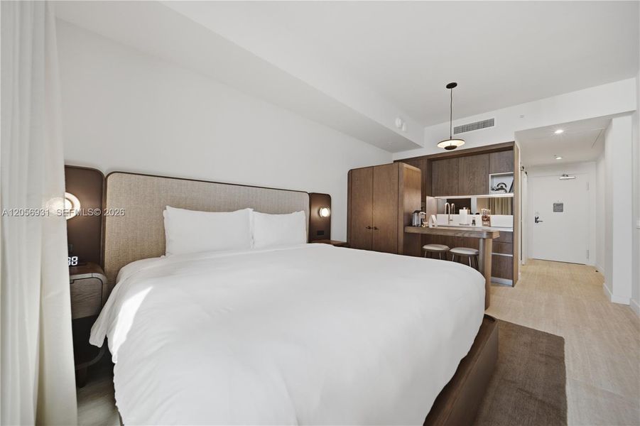 Furnished interior view inside a new home in , Miami (Image 8).