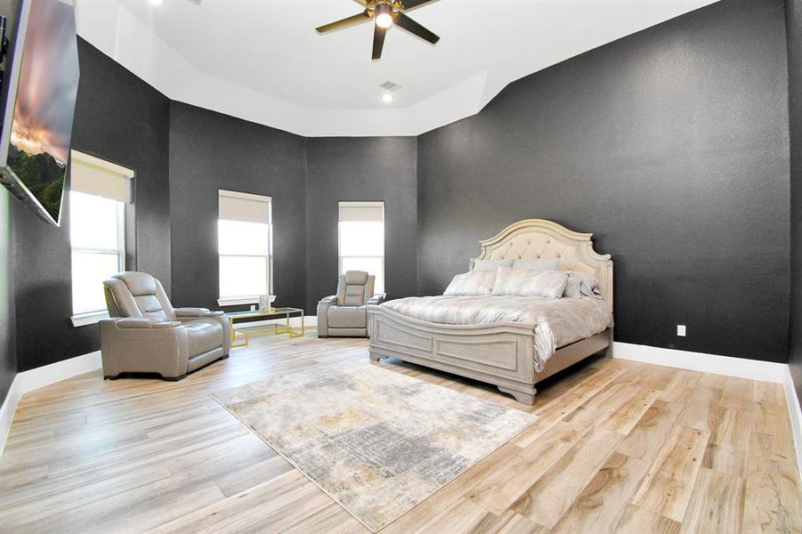 Primary Bedroom with sitting area