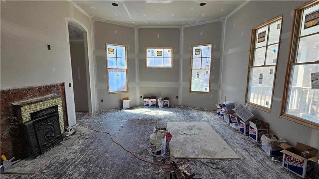 In-progress construction of a new home in , Marietta, GA (Image 19).