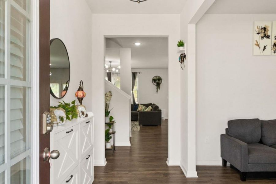 Furnished interior view inside a new home in , Dawsonville (Image 5).