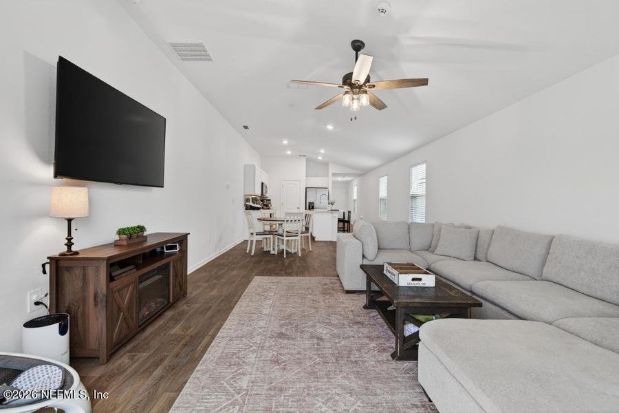 Furnished interior view inside a new home in Cross Creek Express, Green Cove Springs (Image 20).