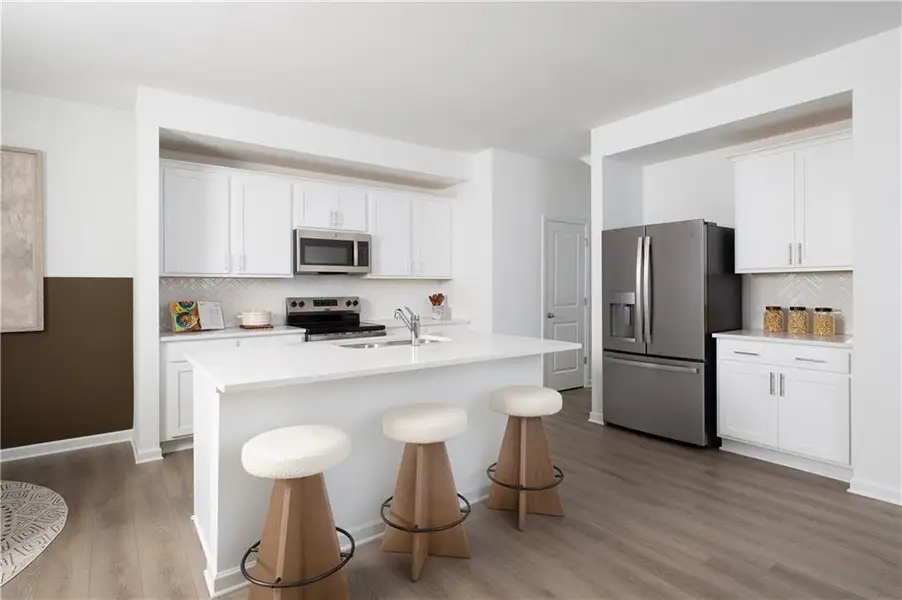 Furnished interior view inside a new home in Leydenview, Mableton (Image 10).