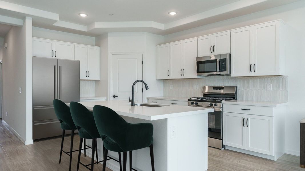 Furnished interior view inside a new home in The Ridge at Sienna Hills, Buckeye (Image 4).