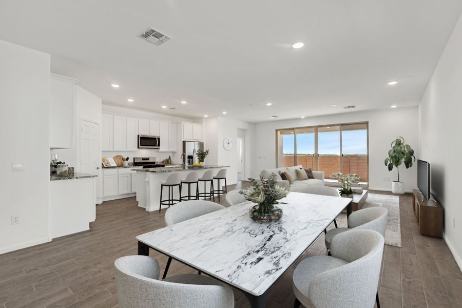 Furnished interior view inside a new home in Cantabria at Rincon Knolls, Vail (Image 4).