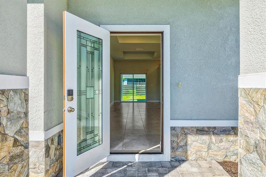 Exterior details and patio area of a home in , North Port (Image 2).