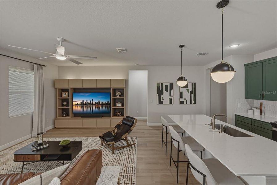Furnished interior view inside a new home in , San Antonio (Image 12).