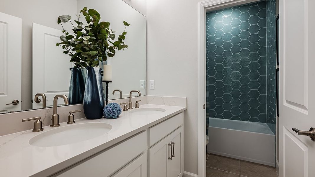 Representative furnished interior of a home built from the Bimini by Taylor Morrison in Lochside, Mount Dora (Image 41).