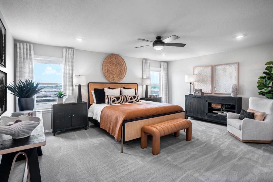 Representative furnished interior of a home built from the 2897 Modeled by KB Home in Sonterra - Cool Water, Jarrell (Image 7). Representative furnished interior of a home built from the 2897 Modeled by KB Home in Sonterra - Cool Water, Jarrell (Image 7).