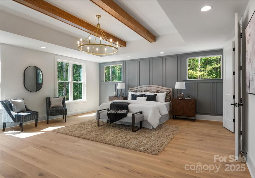 Furnished interior view inside a new home in , Denver (Image 26).