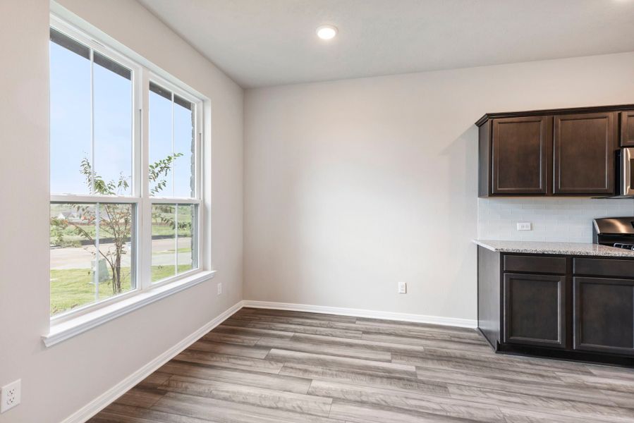 Representative unfurnished interior of a home built from the The 1363 by Stylecraft Builders in Arroyo Ranch, Seguin (Image 13). Representative unfurnished interior of a home built from the The 1363 by Stylecraft Builders in Arroyo Ranch, Seguin (Image 13).