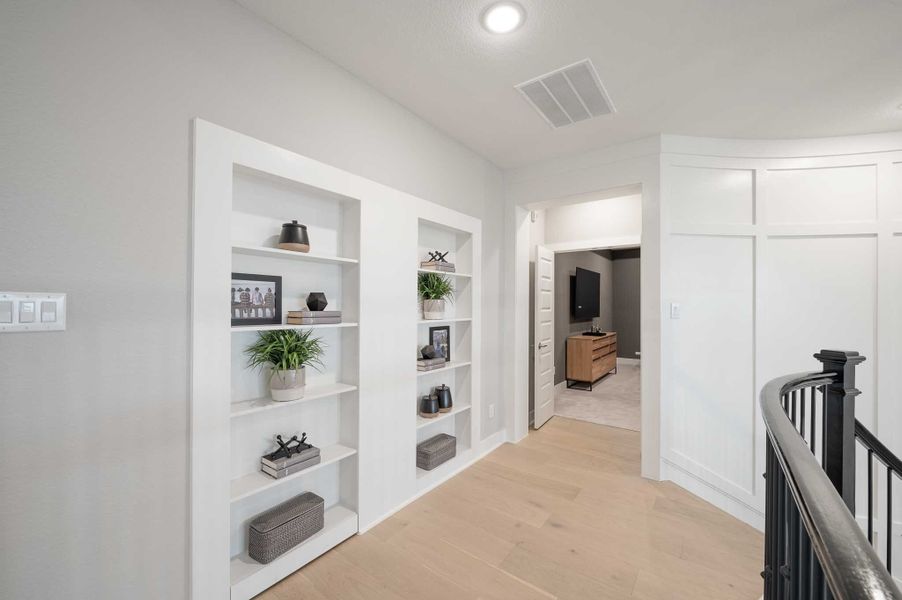 Representative furnished interior of a home built from the Milan by Tri Pointe Homes in Dunham Pointe, Cypress (Image 92).