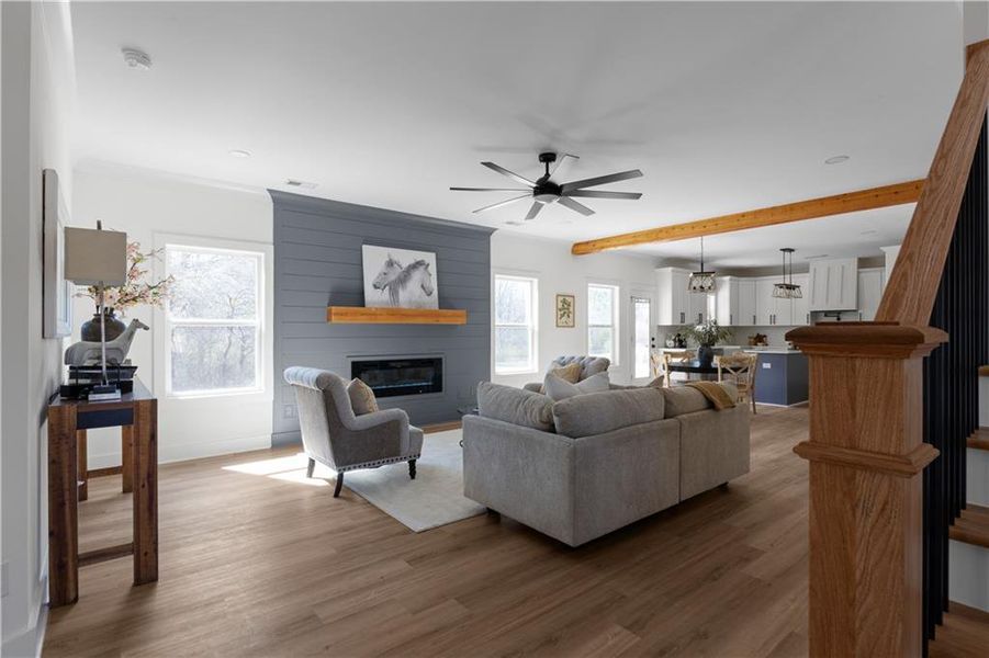 Furnished interior view inside a new home in , Social Circle (Image 12).