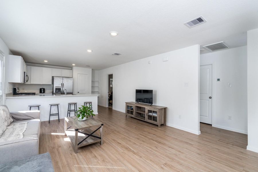 Furnished interior view inside a new home in Tavola: Cottage Collection, New Caney (Image 16). Furnished interior view inside a new home in Tavola: Cottage Collection, New Caney (Image 16).