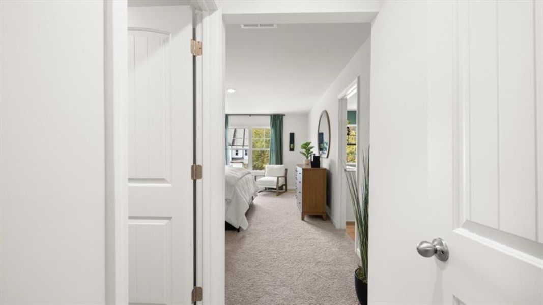 Furnished interior view inside a new home in Oconee Overlook Townhomes, Gainesville (Image 23).