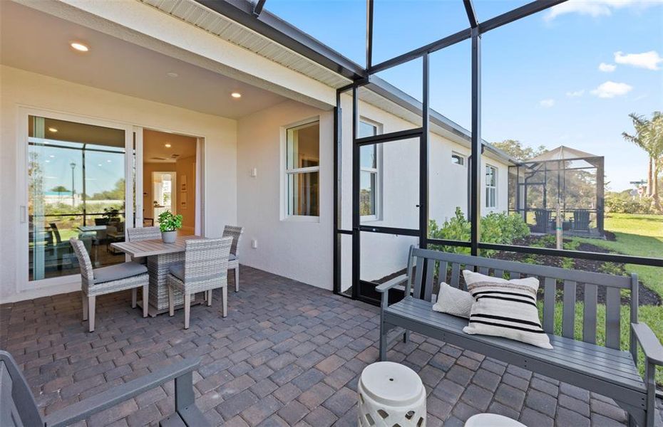 Exterior details and patio area of a home in BeachWalk by Manasota Key, Englewood (Image 3).