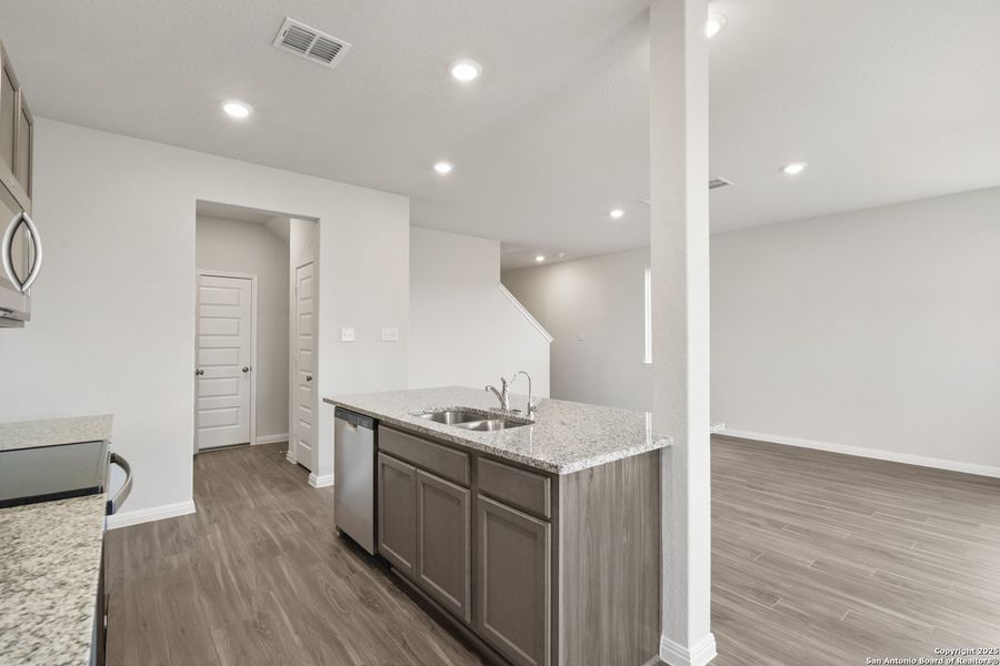 Furnished interior view inside a new home in Melissa Ranch, San Antonio (Image 7). Furnished interior view inside a new home in Melissa Ranch, San Antonio (Image 7).