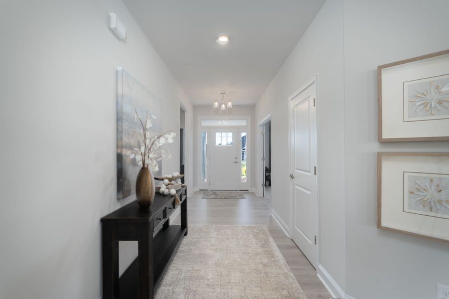 Representative furnished interior of a home built from the 3327 by Adams Homes in The Fields of Walnut Creek, Pendergrass (Image 6).