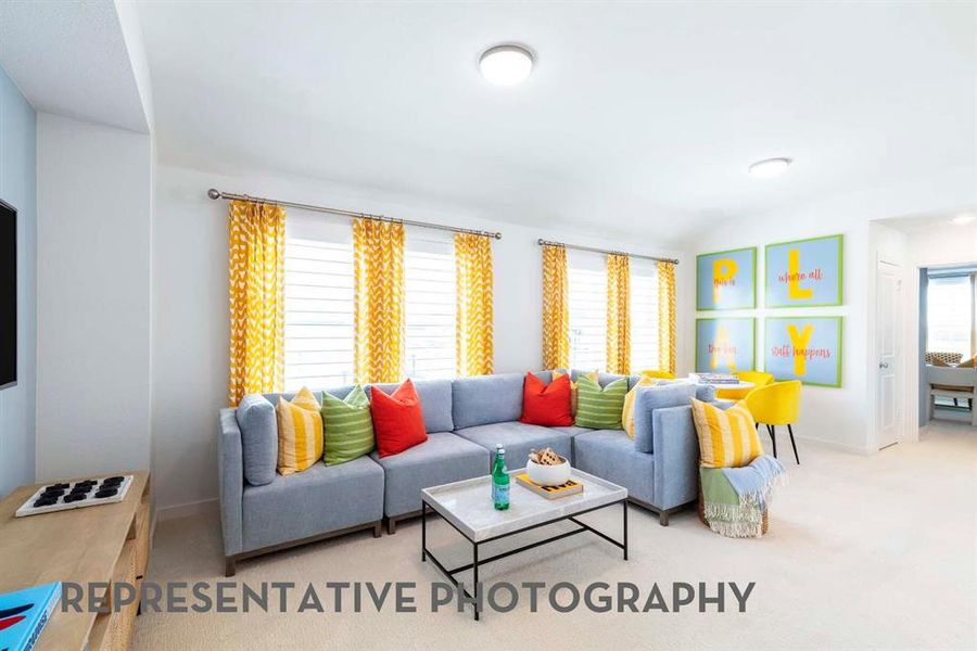 Furnished interior view inside a new home in Mosaic, Celina (Image 14).