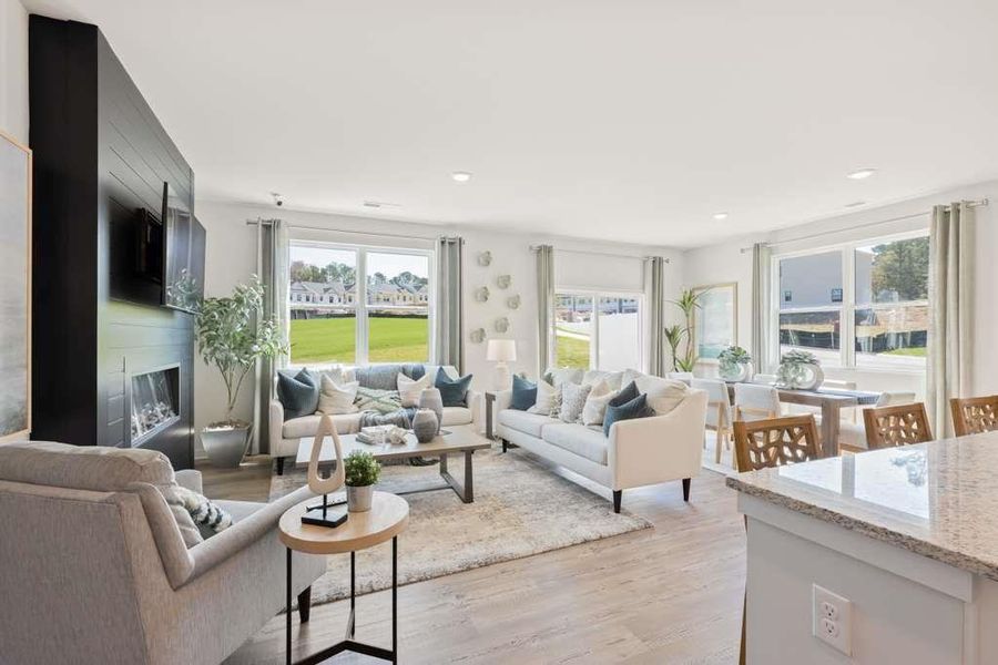 Furnished interior view inside a new home in , Lawrenceville (Image 31).
