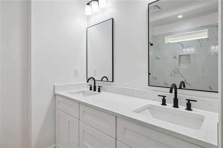 Furnished interior view inside a new home in , Atlanta (Image 12).