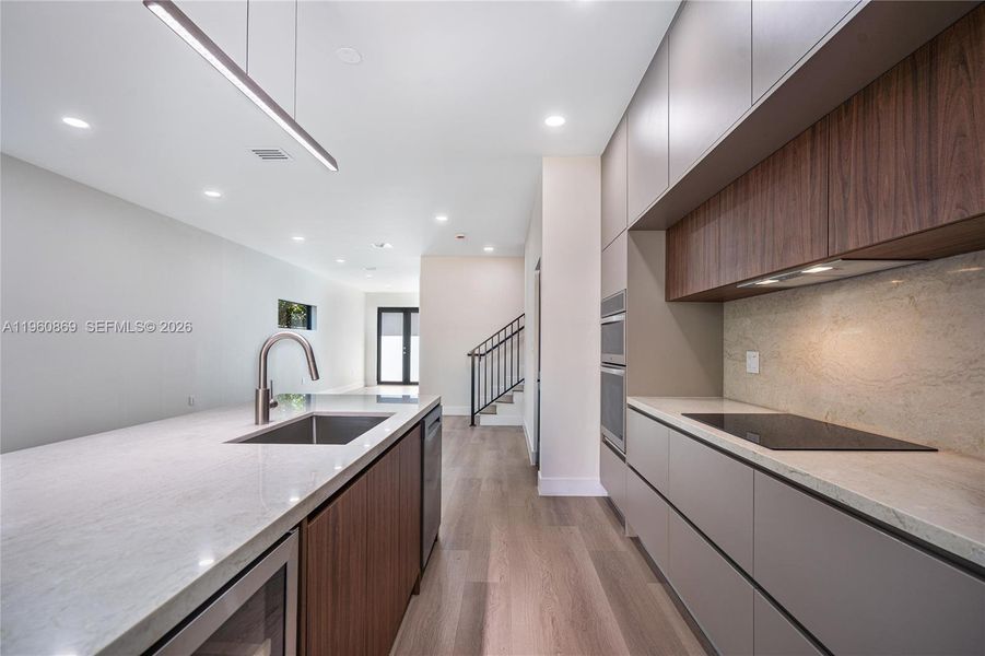 Furnished interior view inside a new home in , Miami (Image 13).