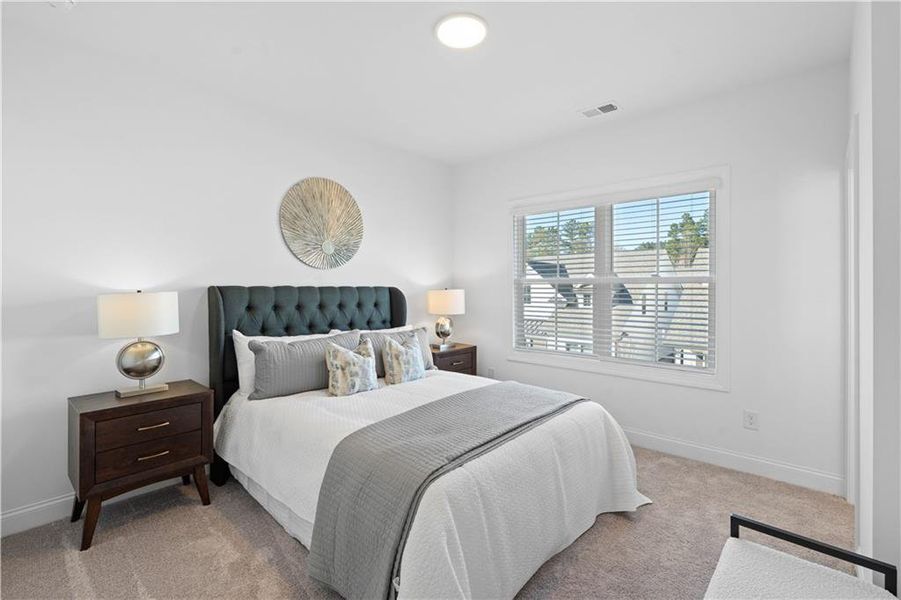 Furnished interior view inside a new home in Waterhaven, Cumming (Image 26).