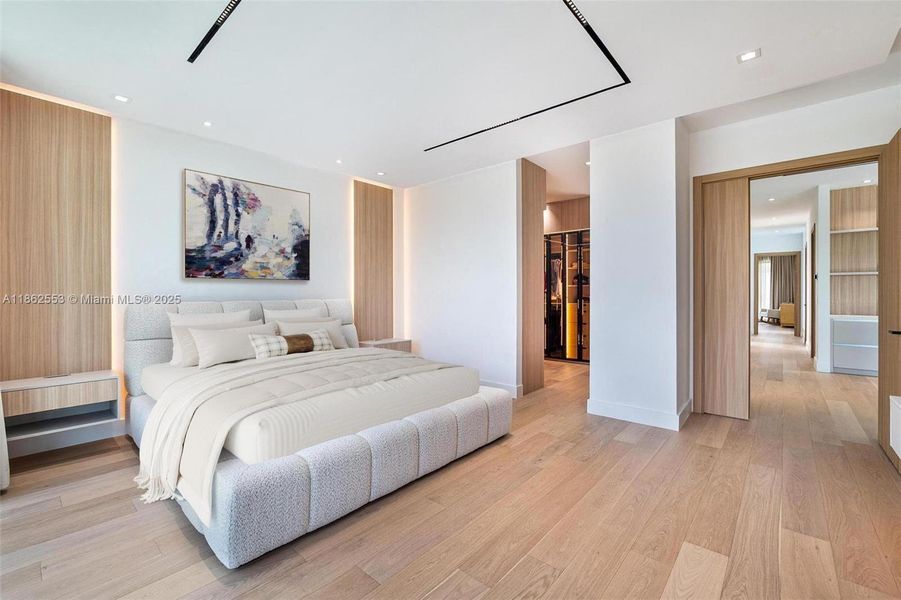 Furnished interior view inside a new home in , Miami (Image 11).