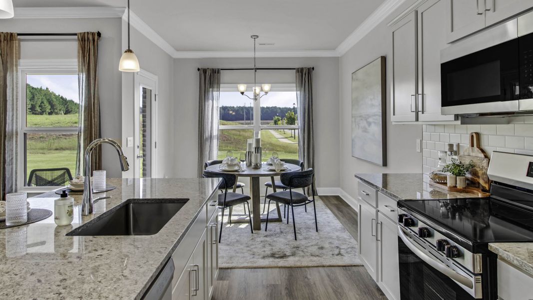 Representative furnished interior of a home built from the Madison by D.R. Horton in Riverwood Gardens, Oakland (Image 6). Representative furnished interior of a home built from the Madison by D.R. Horton in Riverwood Gardens, Oakland (Image 6).