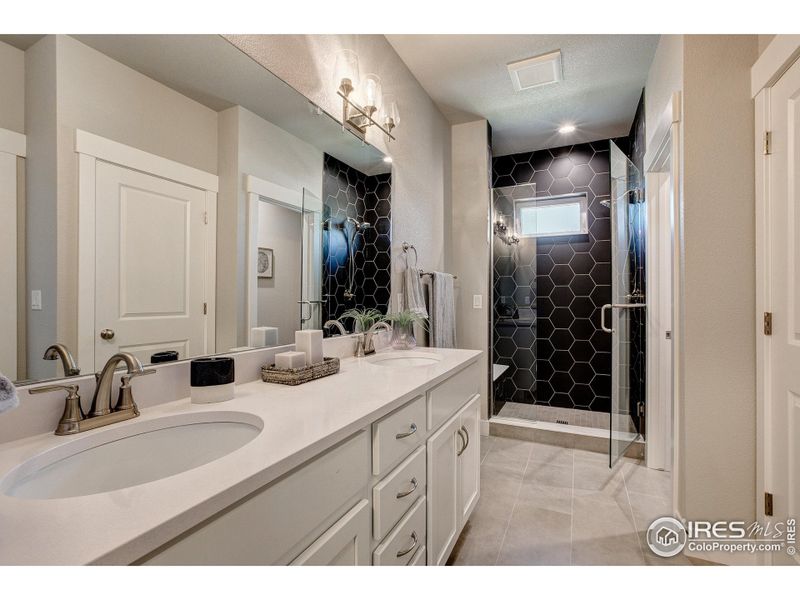 Furnished interior view inside a new home in Highlands at Fox Hill - The Towns, Longmont (Image 14).