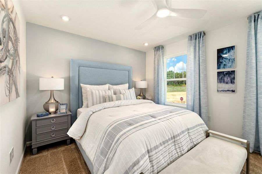 Furnished interior view inside a new home in Rainwood, Groveland (Image 11).