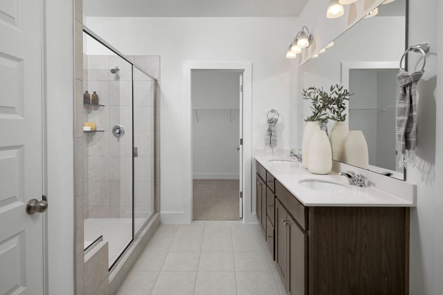 Representative furnished interior of a home built from the Allegheny by Mattamy Homes in Riverfall, Angier (Image 12).