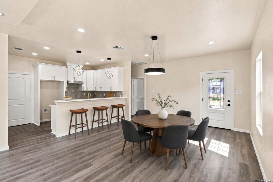 Furnished interior view inside a new home in , San Antonio (Image 7).