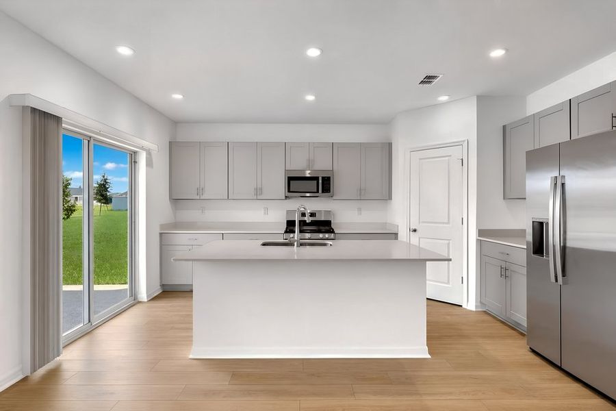 Representative furnished interior of a home built from the Goldfinch by Taylor Morrison in Westview Community Group Page, Kissimmee (Image 5).