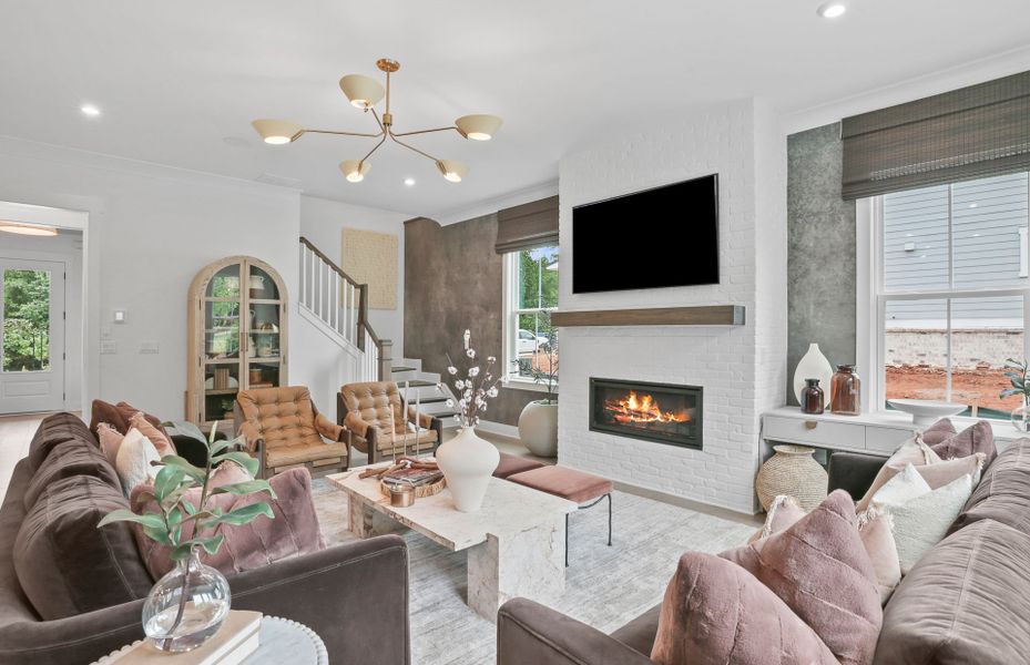 Representative furnished interior of a home built from the Ward by John Wieland in Sterling Pointe, Cumming (Image 45).