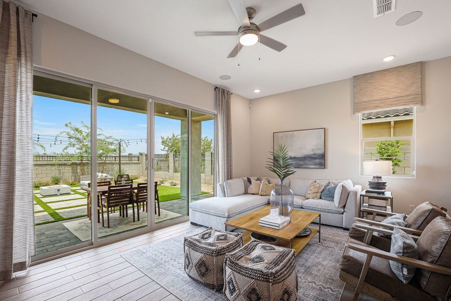 Representative furnished interior of a home built from the Copper by Mattamy Homes in Empire Pointe, Queen Creek (Image 17).